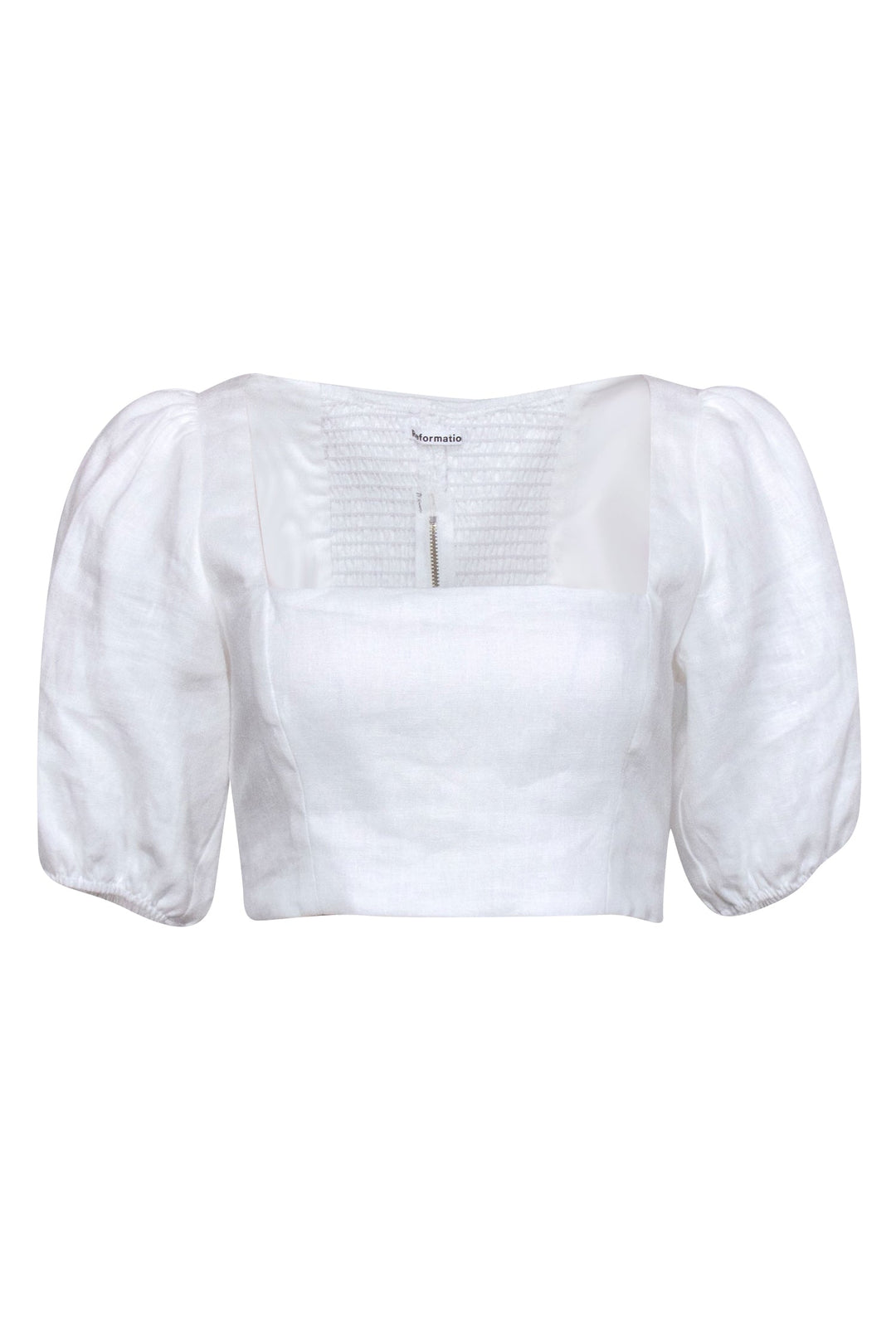 Reformation sold white crop top