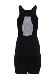 Current Boutique-Reiss - Black Sleeveless Bodycon Dress w/ Sheer Back Sz 0