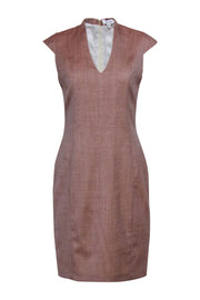Current Boutique-Reiss - Copper Wool Blend Sheath Dress Sz 8