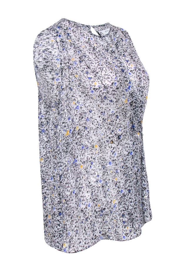 Current Boutique-Reiss - Grey & Black Speckled Sleeveless Top Sz 10