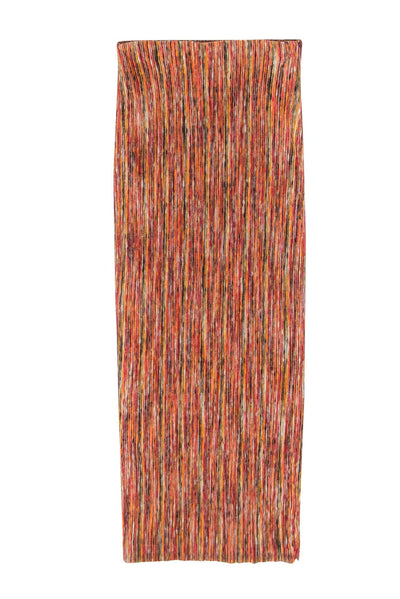 Current Boutique-Ronny Kobo - Orange & Brown Multicolor Mix Knit Maxi Skirt Sz L