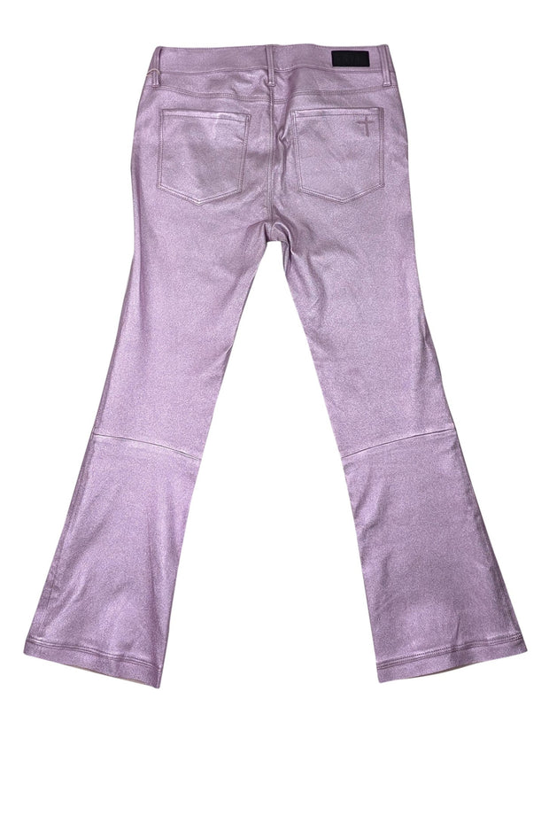 Current Boutique-RtA - Violet Metallic Leather "Kiki" Pants Sz 6