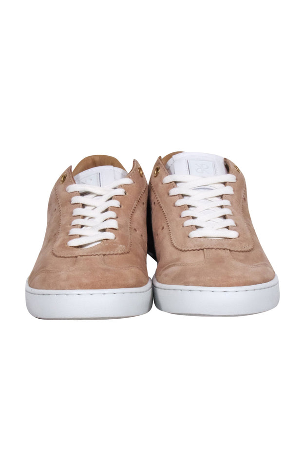 Current Boutique-Rubirosa - Tan Suede "Odile D" Sneakers Sz 7