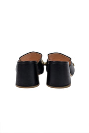 Current Boutique-Rupert Sanderson - Black Leather Closed Toe Mule Sz 7