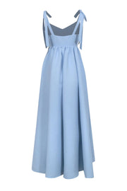 Current Boutique-Sachin & Babi - Light Blue Tie-Strap A-Line Floor Length Dress Sz 4