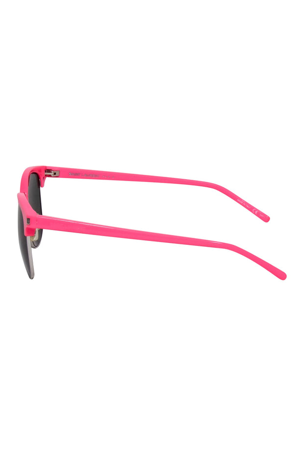 Current Boutique-Saint Laurent - Hot Pink Acrylic Sunglasses