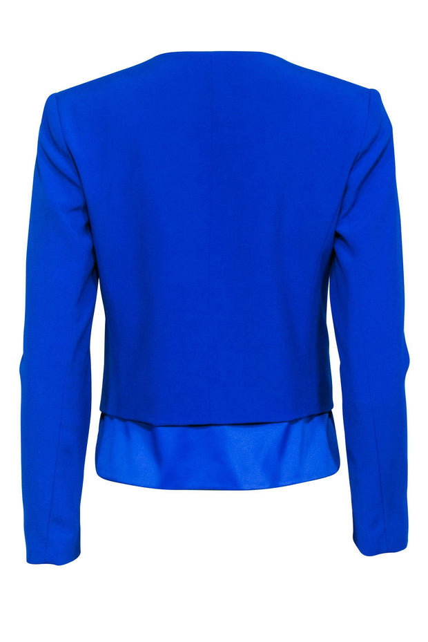 Current Boutique-Sandro - Cobalt Blue Cropped Blazer Sz 6