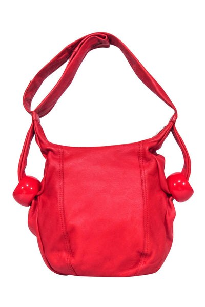 Current Boutique-See By Chloe - Red Leather Satchel w/ Bangles