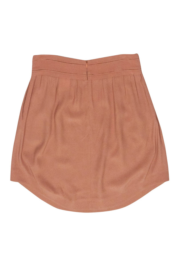 Current Boutique-See by Chloe - Camel Mini Skirt w/ Curved Hem Sz 6