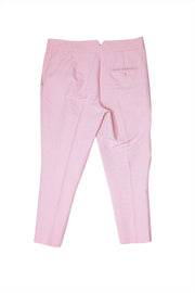 Current Boutique-See by Chloe - Light Pink Heart Print Tailored Pants Sz 8