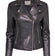 Soia & Kyo - Black Leather Moto Jacket Sz S