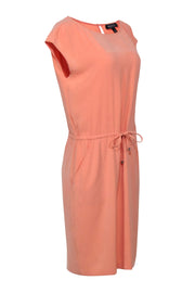 Current Boutique-St. John - Light Orange Sleeveless Shift Dress Sz 6