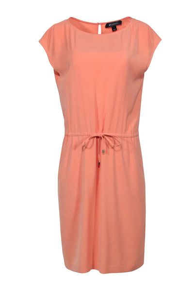 Current Boutique-St. John - Light Orange Sleeveless Shift Dress Sz 6