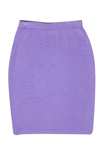 Current Boutique-St. John - Light Purple Knit Pencil Skirt Sz 6
