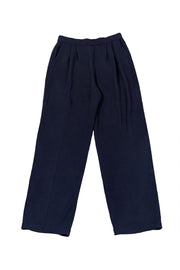 Current Boutique-St. John - Navy Knit Straight Leg Pants Sz 6