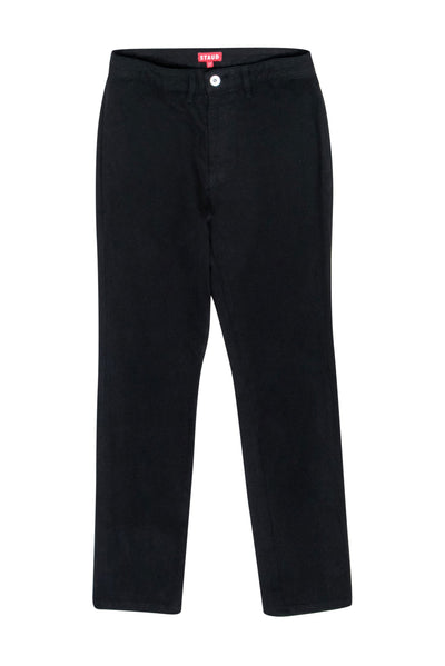Current Boutique-Staud - Black Denim Jeans w/ White Contrast Pockets Sz M
