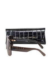 Current Boutique-Stella McCartney - Black Frameless Large Sunglasses