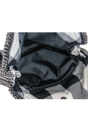 Current Boutique-Stella McCartney - Black & White Plaid Falabella Bag