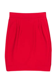 Current Boutique-Stella McCartney - Red Knit Sheath Skirt Sz 6