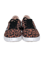 Current Boutique-Stuart Weitzman - Tan & Black Leopard Print Sneakers Sz 9.5