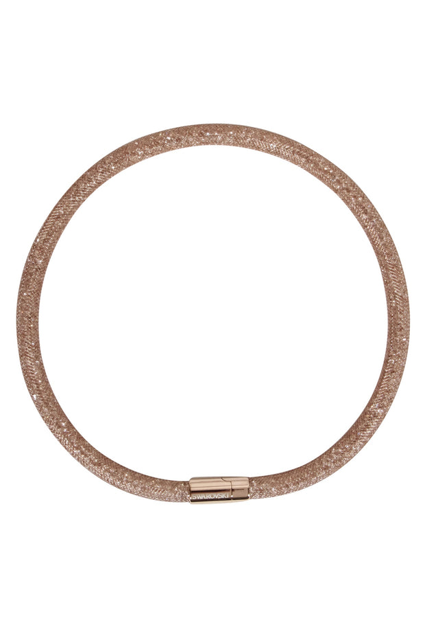 Current Boutique-Swarovski - Gold “Stardust” Double Wrap Bracelet