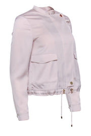 Current Boutique-Ted Baker - Light Pink Satin Cargo Jacket Sz 2