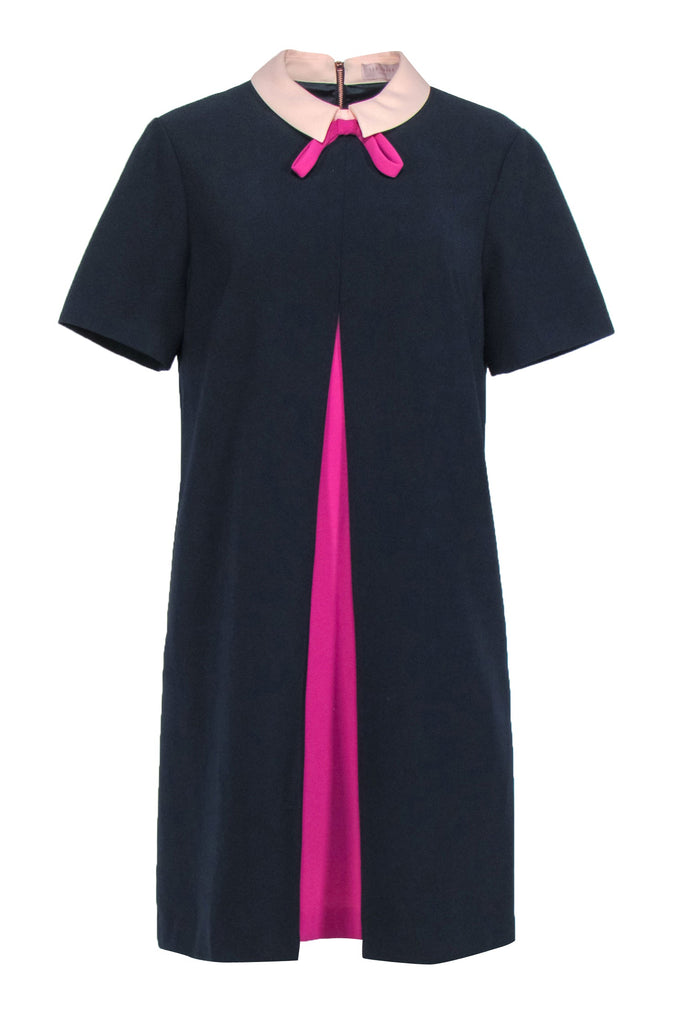 Ted baker navy outlet pleated dress