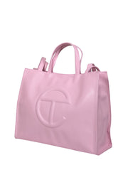 Current Boutique-Telfar - Bubblegum Pink Medium Shopper Tote Bag