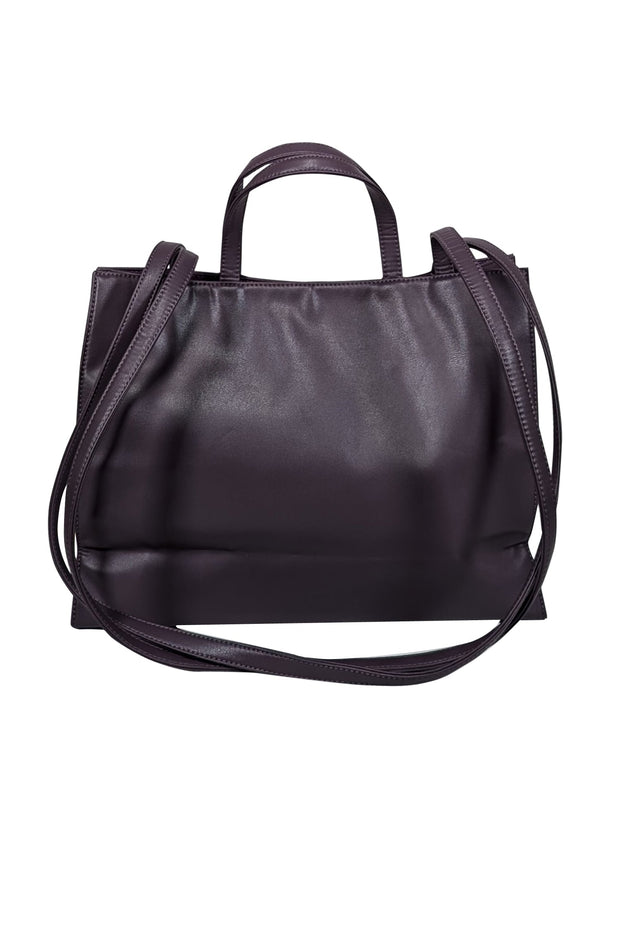 Current Boutique-Telfar - Dark Plum Medium Shopper Tote Bag