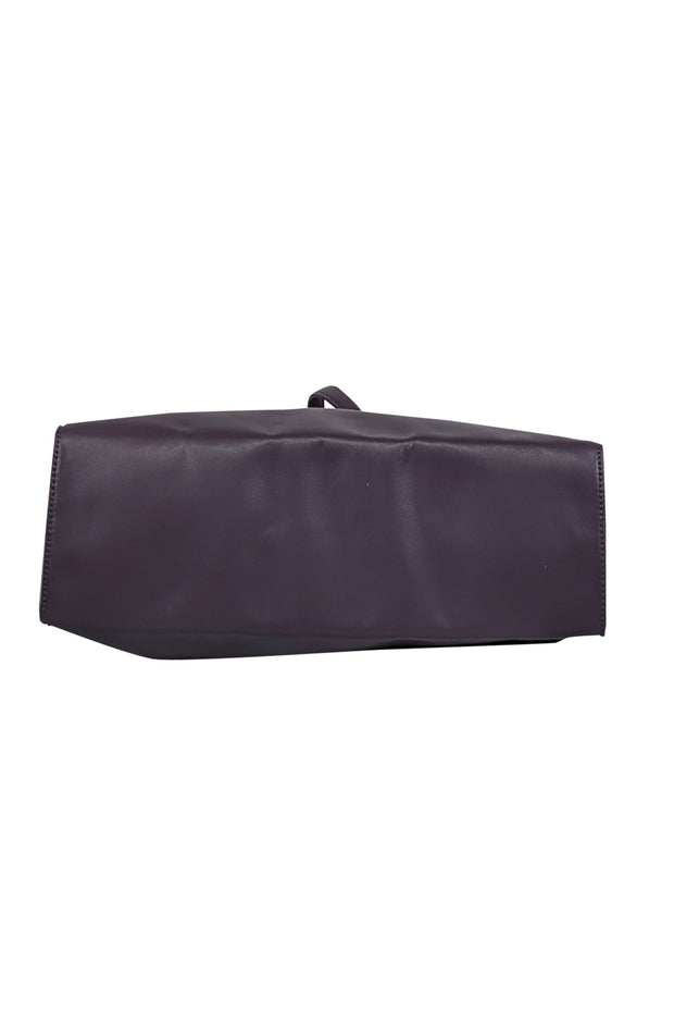 Current Boutique-Telfar - Dark Plum Medium Shopper Tote Bag