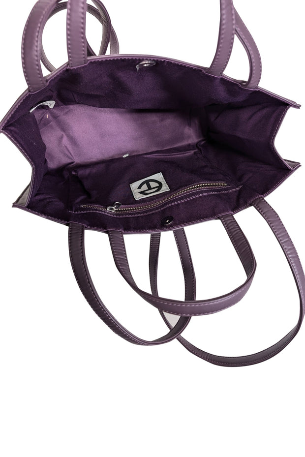 Current Boutique-Telfar - Dark Plum Medium Shopper Tote Bag