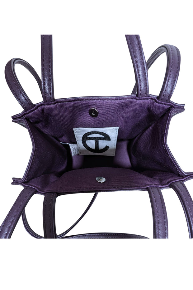 Current Boutique-Telfar - Eggplant Purple Mini Bag