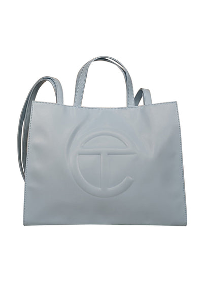 Current Boutique-Telfar - Pool Blue Medium Tote Shopper Bag