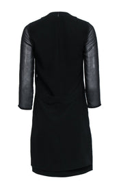 Current Boutique-The Kooples - Black Asymmetric Neck Cutout Dress Sz XS