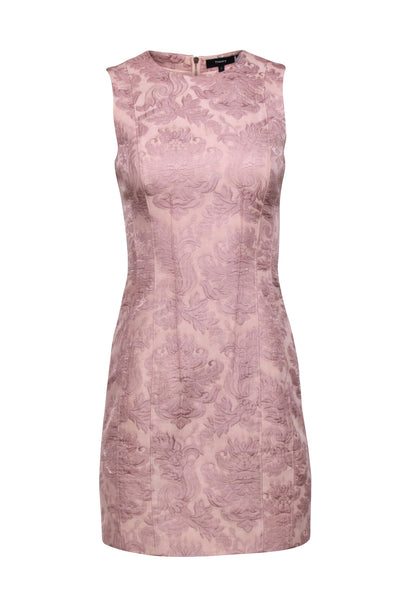 Current Boutique-Theory - Blush Pink Floral Brocade Sleeveless Dress Sz S