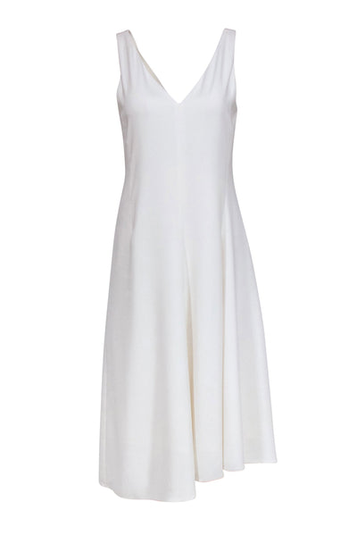 Current Boutique-Theory - Ivory Sleeveless Midi Dress Sz 6