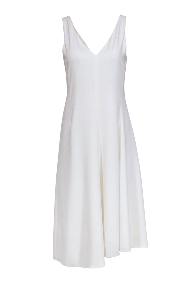 Current Boutique-Theory - Ivory Sleeveless Midi Dress Sz 6