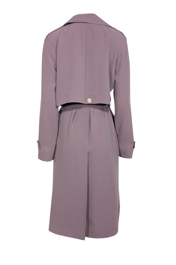 Current Boutique-Theory - Lavender Trench Coat Sz L