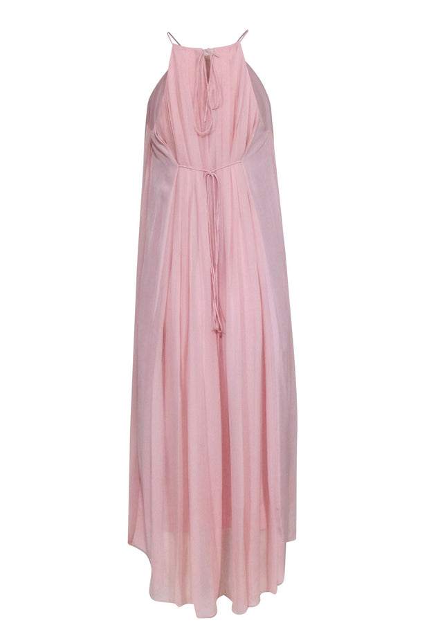 Current Boutique-Tibi - Pink Sleeveless Pleated Dress w/ Hi-Low Hem Sz 6