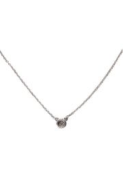 Current Boutique-Tiffany & Co. - Elsa Peretti Diamonds by the Yard® Single Diamond Pendant