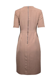 Current Boutique-Toccin (NY) - Tan Short Sleeve Envelope Bottom Dress Sz 4