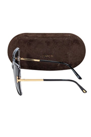 Current Boutique-Tom Ford - Black & Gold "Jacquetta" Sunglasses