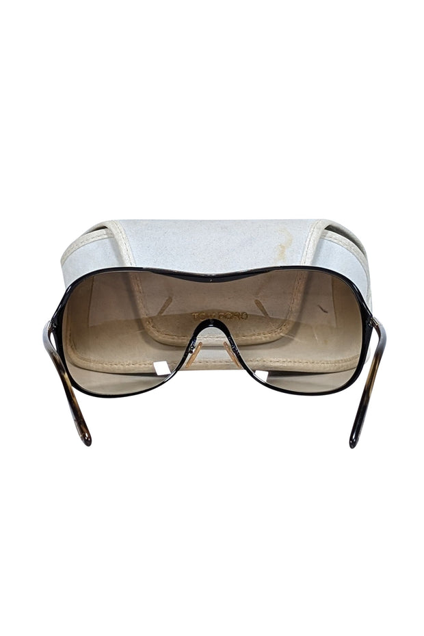 Current Boutique-Tom Ford - Brown Ombre Oversized Sunglasses