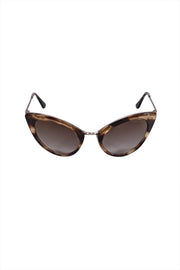 Current Boutique-Tom Ford - Brown Tortoise "Grace" Cat Eye Sunglasses