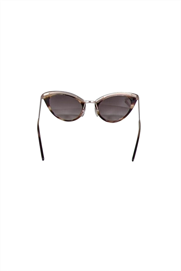 Current Boutique-Tom Ford - Brown Tortoise "Grace" Cat Eye Sunglasses