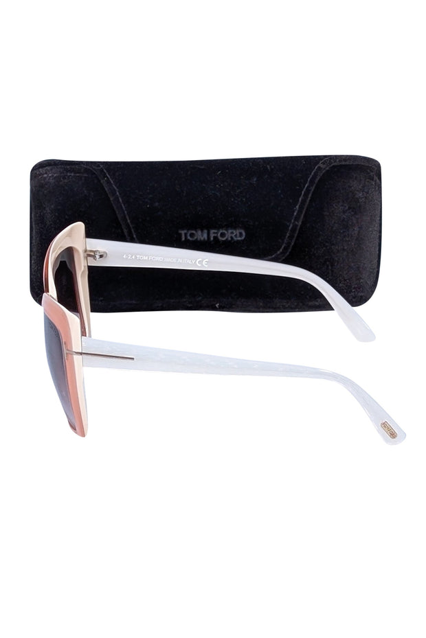 Current Boutique-Tom Ford - Peach Pink "Irina" Sunglasses