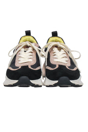 Current Boutique-Tory Burch - Black & Beige Platform Sneakers Sz 7