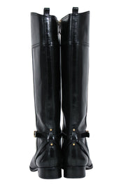 Current Boutique-Tory Burch - Black Leather Riding Boots Sz 11
