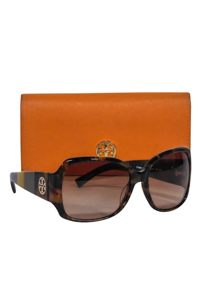Current Boutique-Tory Burch - Brown Tortoise Large Sunglasses