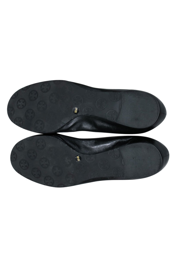 Current Boutique-Tory Burch - Classic Black & Silver Flats Sz 10